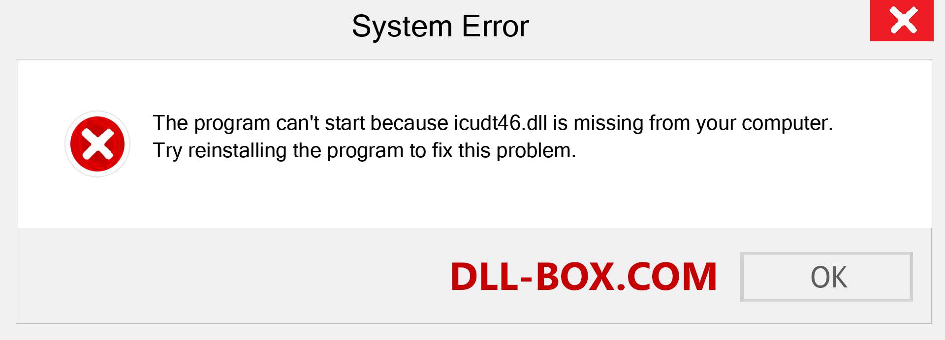  icudt46.dll file is missing?. Download for Windows 7, 8, 10 - Fix  icudt46 dll Missing Error on Windows, photos, images